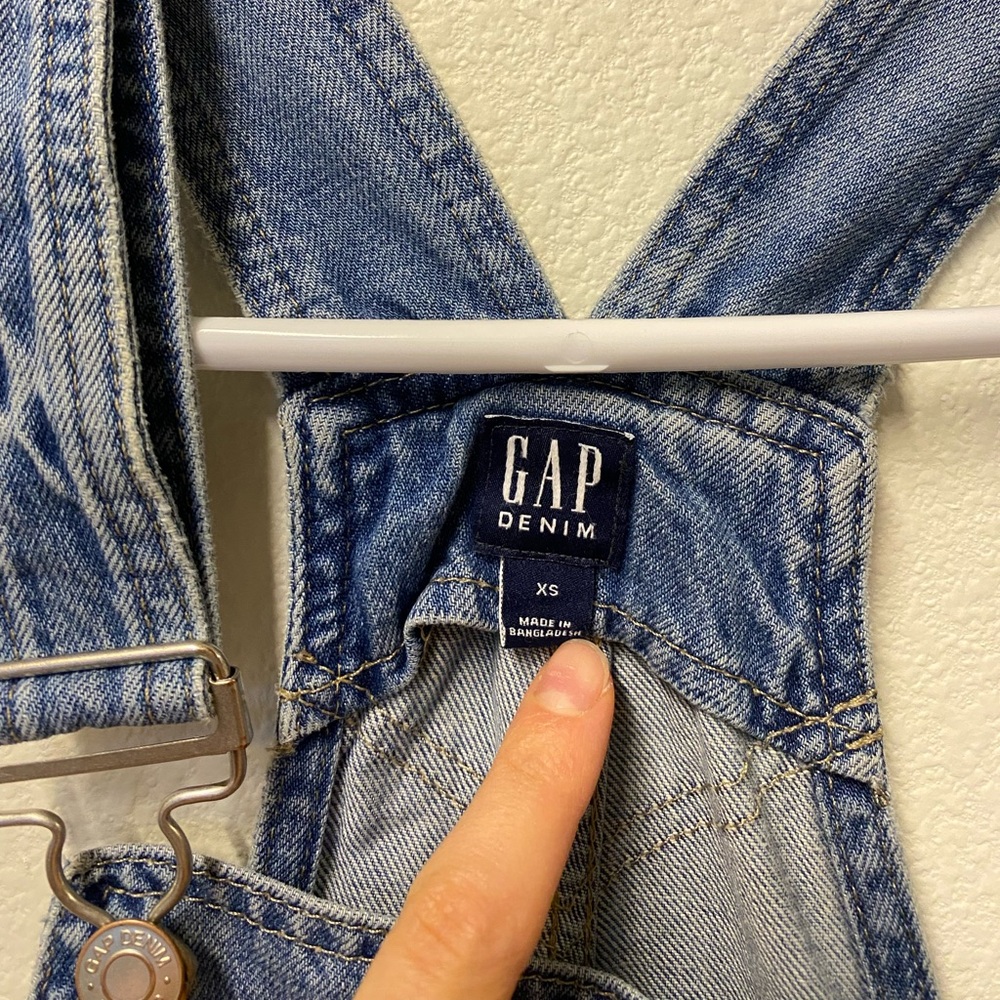 GAP Blue Denim Women's Overalls - Picture 2 of 2